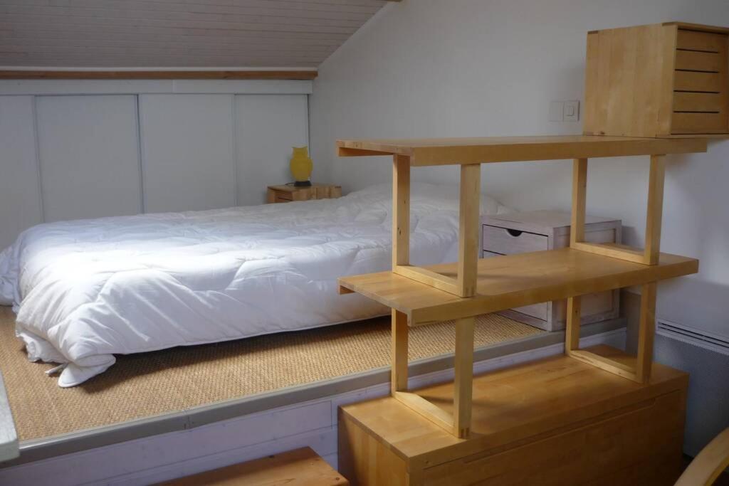 Appartement T1 bis duplex à 2 pas de la plage à Larmor-Plage Extérieur photo